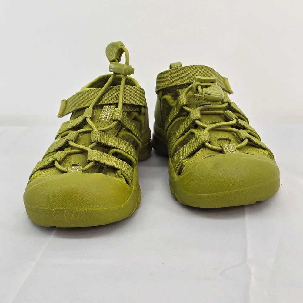 Keen Seacamp II CNX Kids Green Outdoor Water Sandals 1032141 Size 11 US